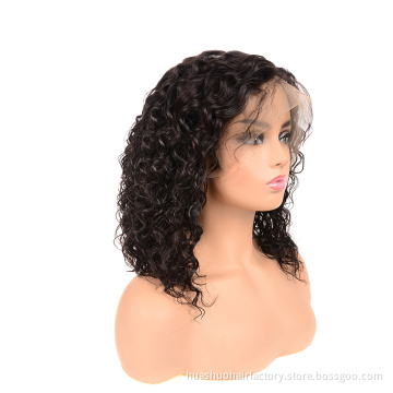 13X4 Lace Front Bob Wigs Brazilian Human Hair Wigs For Black Women Natural Color Kinky Curly Short Lace Front Wigs